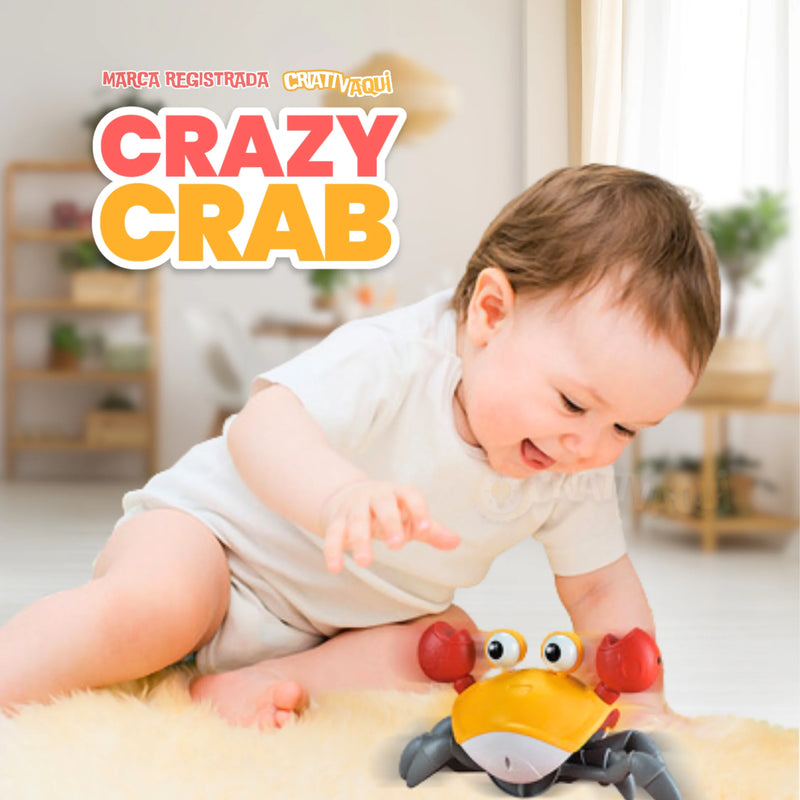 CRAZY CRAB - Carangueijo Fujão com Sensor de Obstáculo e Led